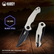 Kubey Dugu Ku210 Tactical Folding Pocket Knife Sandvik 14C28N Blade