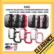 Smart Watch Case for iWatch iWatch Series SE 6 5 4 - 40 44MM PC Glass Full Shockproof Case Cover Cas