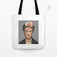 Its FRIDA and Bowie Canvas Tote Bag