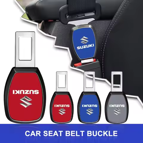 Car Badge Seat Belt Extension Plug Converter Auto Accessories For Suzuki Swift Sport Jimny Grand Vit