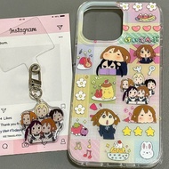 Phone case ApplicableiPhoneJapanese Cartoon Pretty Girl14promax/15/13proIllustration12/11Newxr/xsmax