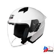 HELM RSV SV300 WHITE GLOSSY DOUBLE VISOR