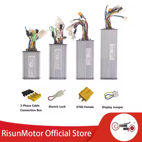KT KUNTENG Ebike Controller 36V/48V 750W 1000W 30A Electric Bike Brushless DC Controller Support Reg