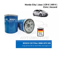 Bosch Oil Filter 0986AF0349 For Honda City,Jazz,CRV,HRV,Civic,Accord