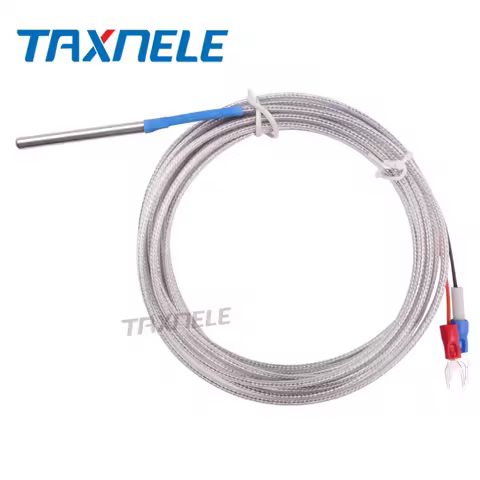 Probe Type Thermocouple K Temperature Sensor 2m Cable Wire 0~800C for Measuring Boiler Oven Temperat