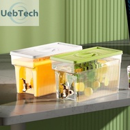 [uebtech.my] 3L Drink Dispenser with Spigot Juice Container for Fridge Parties and Dairly Use
