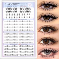 Glue-free Bottom Lashes Cluster 5 Types Mixed Bottom Eyelashes 16 Rows Multi Length Individual Lashe