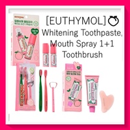 [EUTHYMOL] Peach/ Whitening Toothpaste, Mouth Spray, Toothbrush