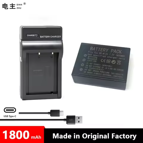 NP-W126 NP-W126S Battery Charger for Fujifilm XPro 1 2 3 XA1 XT1 XT2 XT3 HS33 HS50 XT20 XT30 XS10 XT