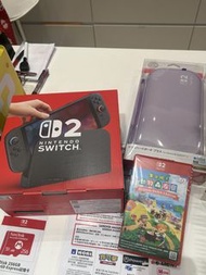 Nintendo Switch 2 主機 連 集合啦動物森友會 套裝