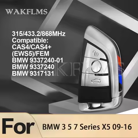 For BMW 2 3 5 7 Series X5 F45 F46 F10 F11 F07 F18 F15 F85 2009-2018 CAS4/CAS4+/FEM Smart Remote Key 