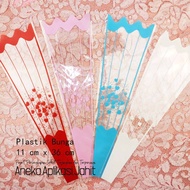 PLASTIC BOUQUET PER SHEET 11 CM X 36 CM PLASTIC FLOWER/