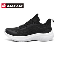 รองเท้ากีฬาบู๊ตครึ่งแข้งผู้ชาย Lotto Soft Ground เทคโนโลยีกันน้ำ รองเท้าวิ่งบุขนแกะน้ำหนักเบา พื้นรอ