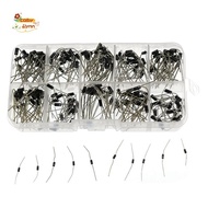 200Pcs 10 Values Rectifier Diode Assorted Kit 1N4001 1N4002 1N4003 1N4004 1N4005 1N4006 1N4007 1N581