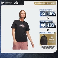 [CHỈ 10-11.9-VOUCHER 40%] adidas Lifestyle Elements Radiate Floral Graphic Tee Women Black JP0115