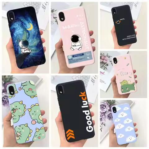 Cover For Samsung Galaxy A01 Core Case Cartoon Astronaut Soft Silicone Back Cover For Samsung A01Cor