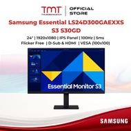 Samsung Essential LS24D300GAEXXS S3 S30GD 24" Monitor | FHD 1920x1080 | IPS / 100Hz / 5ms / Flicker 
