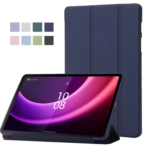 Funda For Lenovo Tab P11 Gen 2 Case tb350fu Trifold PU Leather Soft Back Stand Tablet Etui For Lenov