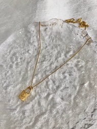 【日本直送 名牌中古包】Christian Dior 克裡斯汀‧迪奧 項鍊 金色 Dior 鎖頭 vintage ku5yt7