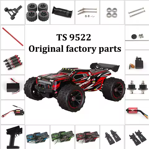 TS-9522 75 Km/h RC 1/14 Model Swing-Arm Steering Linkage Engine Hood Tires Chassis Transmission Shaf