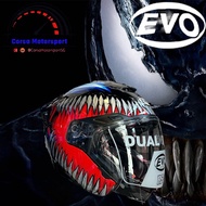 [SG Seller 🇸🇬] NEW ARRIVAL! PSB Approved! Evo RS9 Demon 2 Version 2 Open Face Helmet Venom Marvel