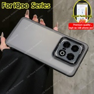 IQOO 13 Casing iQOO 13 5G Casing Clear Jelly Shockproof Case With Camera cover Lens Protector Matte 