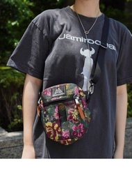 正品💢韓國直送 GREGORY QUICK POCKET M GARDEN TAPESTRY Gregory 斜咩袋 腰包  Gregory cross bag  藍花 綠花 黑花