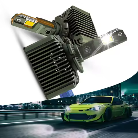 2Pcs D3S LED Bulbs D1S Headlight D2S D4S D5S Car Light 80000Lumens 800% Brightnes with 4 Copper Tube