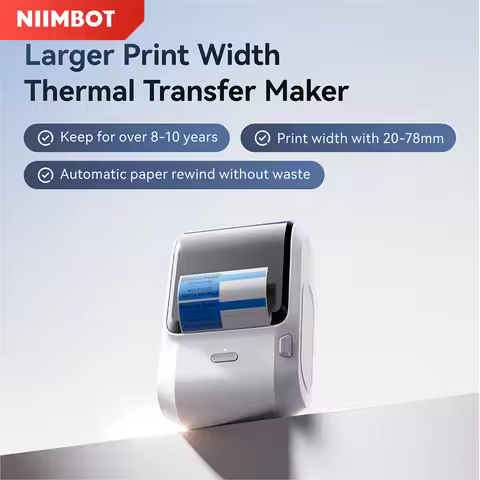 Niimbot M3 Thermal Transfer Label Printer 300 DPI High Definition Wireless Label Maker 20-78 mm Prin