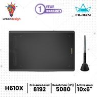 Huion Inspire H610X Graphics Drawing Tablet Tilt Function Battery