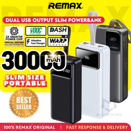 REMAX Portable Slim Powerbank 30000mAh Type C Fast Charging PD QC Pawer Bank Besar Original AKRPP141