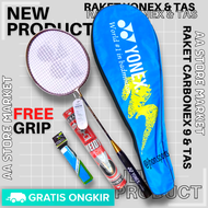 ( GLOSIR ) RAKET YONEX CARBONEX 9 PAKET KOMPLIT BULU TANGKIS ANAK - RAKET BADMINTON ANAK - RAKET PEM
