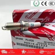 หัวเทียนอิริเดียม SK16HR11 90919-01233สำหรับ Toyota Aygo 4รันเนอร์ RAV4 Camry Highlander พราโด909190