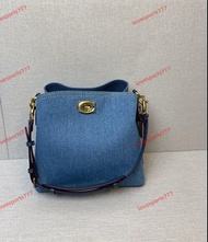 Coach 蔻馳 托特 牛仔布  Charlie水桶包 21 小號尺寸：212311 大號尺寸302211