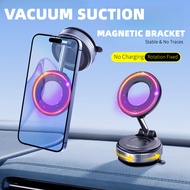 X68 Car Phone Stand Mechanical Vacuum Suction Cup Rotate 360° Strong Magnetic Adsorption Bracket Nav
