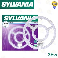 Sylvania แผงไฟ LED 28W 36W แสงขาว  หลอดไฟนีออนกลม LED