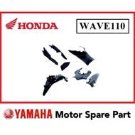 HONDA WAVE110 INNER SET COMPLETE SET (7 PCS) COVER SET HITAM SEBAM INNER COVER WAVE-110 WAVE 110 WAV