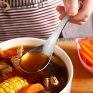 DANILO 6PCS Stainless Steel Spoons, Thick Large Soup Spoons, Durable Food-grade Convenient Silver De