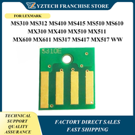 【NebulaCraze】 4pcs 50F0Z00 Drum Chip For Lexmark MS310 MS312 MS410 MS415 MS510 MS610 MX310 MX410 MX5