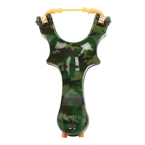 Wildness ABS Resin Fishing Hunting Slingshot Outdoor High Precision Big Poweful Catapult Camouflage 