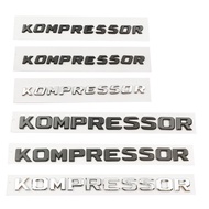 ABS Mercedes Benz KOMPRESSOR letter emblem Rear trunk logo Side badge Car sticker C300 C200 C180 C63