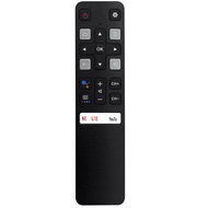 Replace RC802V FNR1 Remote Control for TCL Android 4K UHD Smart TV 65P8S 65P8 55P8S 55P8 49P30FS 55EP680 49S6800 Black Plastic