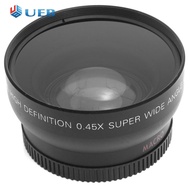 52MM 0.45x Fisheye Wide Angle Macro Lens Professional High Definition Lens for Nikon 18-55mm 55-200m