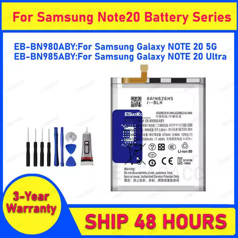 2026 Years New EB-BN980ABY EB-BN985ABY Battery For samsung Galaxy NOTE 20(5G)/NOTE 20 Ultra Batterie