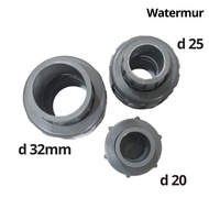 Watermur PVCPOLOS aw Union Threaded dn20 dn25 dn32 - PVC Pipe Fitting-Grey