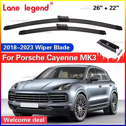 1set Front Windshield Wiper Blades Windscreen Wipers For Porsche Cayenne 9YA 9YB MK3 2018-2023 2019 