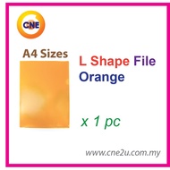 L Shape Folder A4 - Orange