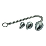 ◈﹉Ball-Head Dilator Butt-Plug Anal-Hook Prostate-Massager Metal Small Large Sex-Toy Male