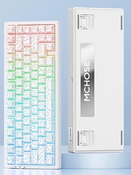 MCHOSE G75 pro Customizable Three-Mode Mechanical Gaming Keyboard Bluetooth Wireless Punk Style Ergo