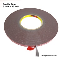 Double tape vhb 6mmx33mtr